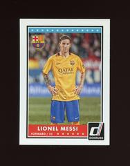 Lionel Messi [Green Soccer Ball] #68 Soccer Cards 2015 Panini Donruss Prices
