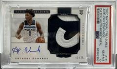 Anthony Edwards [Patch Horizontal Autograph] #111 Basketball Cards 2020 Panini National Treasures Prices