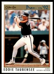 Eddie Taubensee #136 Baseball Cards 1992 O Pee Chee Premier Prices