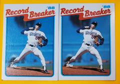 Orel Hershiser #5 Baseball Cards 1989 Topps Tiffany Prices