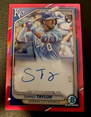 Samad Taylor #CRA-ST Baseball Cards 2024 Bowman Chrome Rookie Autograph Prices