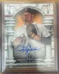 Roger Clemens [Orange] #OA-RC Baseball Cards 2023 Topps Tribute Olympus Autographs Prices