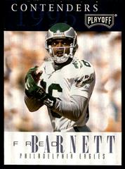 Fred Barnett Football Cards 1995 Playoff Contenders Prices