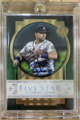 Austin Riley [Green] #FSA-AR Baseball Cards 2022 Topps Five Star Autographs Prices