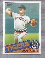 Dan Petry #435 Baseball Cards 1985 Topps Prices