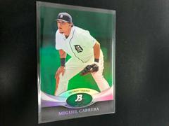 Miguel Cabrera [Emerald] #6 Baseball Cards 2011 Bowman Platinum Prices