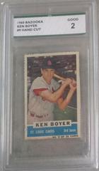 Ken Boyer [Hand Cut] #9 Baseball Cards 1960 Bazooka Prices