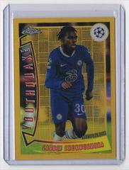 Carney Chukwuemeka [Gold] Soccer Cards 2022 Topps Chrome UEFA Club Competitions Youthquake Prices