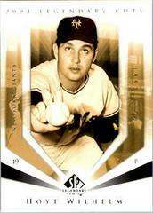 Hoyt Wilhelm #51 Baseball Cards 2004 SP Legendary Cuts Prices