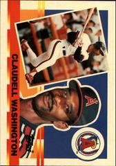 Claudell Washington Baseball Cards 1990 Topps Big Baseball Prices
