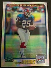 Travis Henry [Rookie Refractor] Football Cards 2001 Topps Chrome Prices