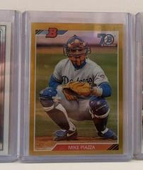 Mike Piazza [Gold] #92B-MP Baseball Cards 2017 Bowman 1992 Chrome Prices