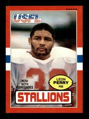 Leon Perry Football Cards 1985 Topps USFL Prices