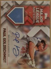 Paul Goldschmidt #MLMA-PG Baseball Cards 2022 Topps Major League Material Autographs Prices