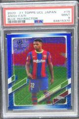 Ansu Fati [Blue Wave] Soccer Cards 2020 Topps Chrome UEFA Champions League Prices