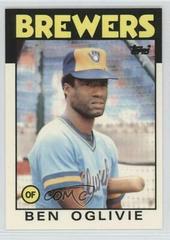 Ben Oglivie #372 Baseball Cards 1986 Topps Tiffany Prices