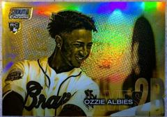 Ozzie Albies [Gold Minted] #SCC-110 Baseball Cards 2018 Stadium Club Chrome Prices