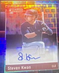 Steven Kwan [Pandora Purple] #R88S-SK Baseball Cards 2022 Panini Donruss Optic Retro 1988 Signatures Prices