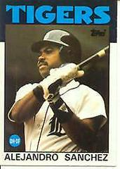 Alejandro Sanchez #563 Baseball Cards 1986 Topps Tiffany Prices