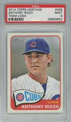 Anthony Rizzo [Team Logo] #458 Baseball Cards 2014 Topps Heritage Prices