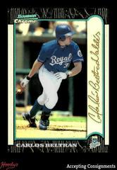 Carlos Beltran [Refractor] #329 Baseball Cards 1999 Bowman Chrome Gold Prices