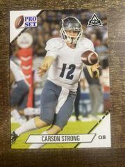 Carson Strong Football Cards 2021 Pro Set College Prices
