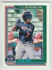 Druw Jones [Hobby Longevity Holo Blue] Baseball Cards 2022 Panini Stars & Stripes USA Prices