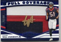 Will Anderson Jr. [Autograph] #FC-3 Football Cards 2023 Panini Plates and Patches Full Coverage Prices