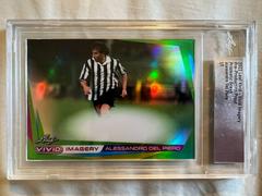 Alessandro Del Piero [Green] Soccer Cards 2022 Leaf Vivid Imagery Prices