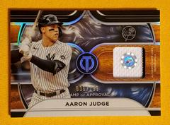 Aaron Judge Baseball Cards 2022 Topps Tribute Stamp of Approval Relics Prices