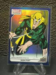 Iron Fist [Blue Rainbow] Marvel 2023 Upper Deck Platinum Prices