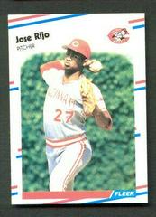 Jose Rijo #U-86 Baseball Cards 1988 Fleer Update Glossy Prices