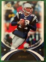 Tom Brady Football Cards 2005 Upper Deck Mini Jersey Collection Prices