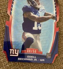 Odell Beckham Jr. [Blue Wave Refractor] Football Cards 2014 Topps Chrome Rookie Die-Cut Prices
