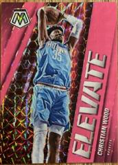 Christian Wood [Pink Fluorescent] Basketball Cards 2020 Panini Mosaic Elevate Prices