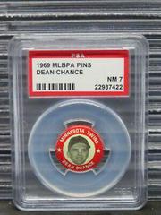 Dean Chance Baseball Cards 1969 MLBPA Pins Prices