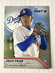 Julio Urias [Platinum] Baseball Cards 2016 Topps Bunt Prices
