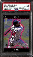 Kirby Puckett [Walk Gold Signature] Baseball Cards 1996 Collector's Choice You Make Play Prices