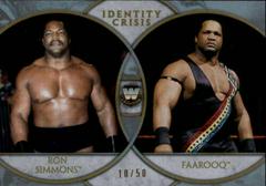 Ron Simmons, Faarooq [Silver] #IC-17 Wrestling Cards 2018 Topps Legends of WWE Identity Crisis Prices