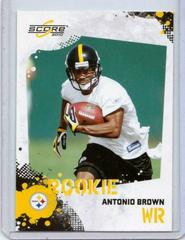 Antonio Brown [Glossy] #307 Football Cards 2010 Panini Score Prices