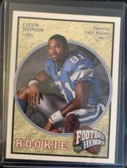 Calvin Johnson #78 Football Cards 2007 Upper Deck Football Heroes Prices