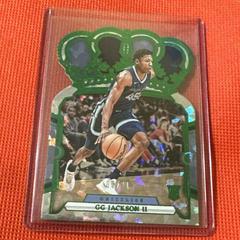 GG Jackson II [Green Crystal FOTL] #28 Basketball Cards 2023 Panini Crown Royale Prices