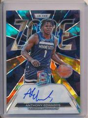 Anthony Edwards [Astral] Basketball Cards 2021 Panini Spectra In The Zone Autographs Prices