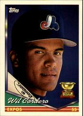 Wil Cordero #21 Baseball Cards 1994 Topps Prices