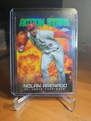 Nolan Arenado [Green] #ASC-21 Baseball Cards 2023 Topps Chrome Update Action Stars Prices