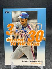 Darryl Strawberry [Blue] #WC-10 Baseball Cards 2023 Topps Welcome to the Club Prices