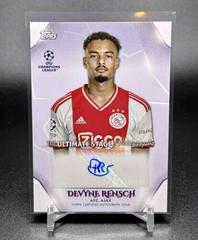 Devyne Rensch Soccer Cards 2022 Topps UEFA Club Competitions The Ultimate Stage Autographs Prices