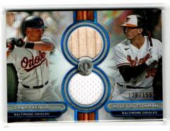 Adley Rutschman / Cal Ripken Jr. [Blue Dual Player] #DR2-RR Baseball Cards 2024 Topps Tribute Dual Relic Prices