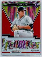 Casey Mize [Red Prizm] #FR-1 Baseball Cards 2021 Panini Prizm Fearless Prices