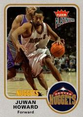 Juwan Howard Basketball Cards 2002 Fleer Platinum Prices